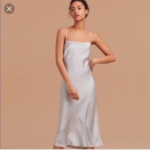 Wilfred Free Lavender Midi Slip Dress